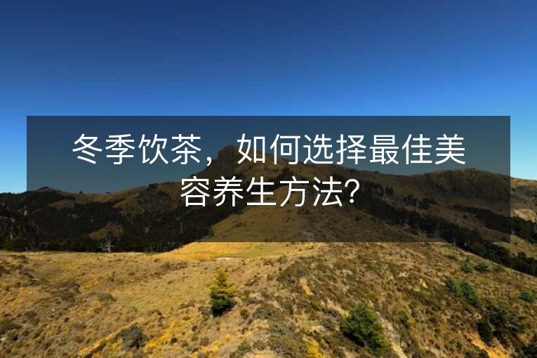 冬季饮茶,如何选择最佳美容养生方法? 冬季饮茶,如何选择最佳美容养生方法?